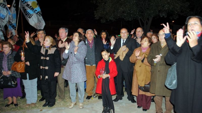 Lucía encabezó emotivo homenaje a “Evita”