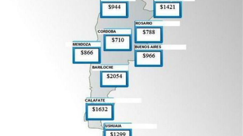 Las provincias con tarifas hoteleras más bajas están en el norte del país