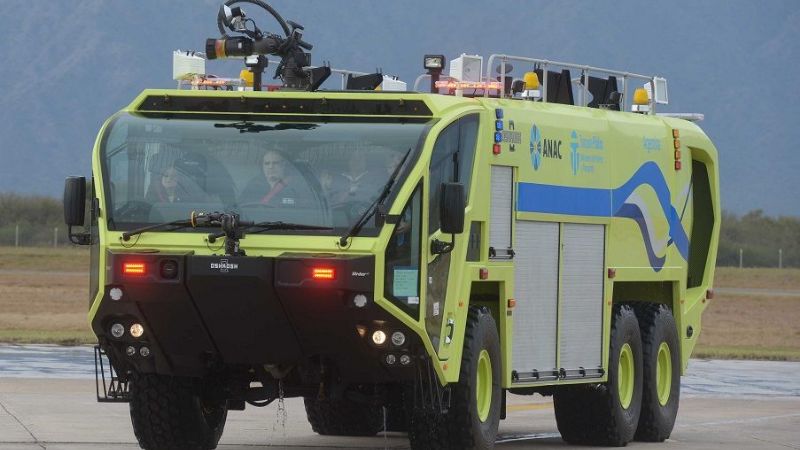 El aeropuerto recibió una autobomba de última generación