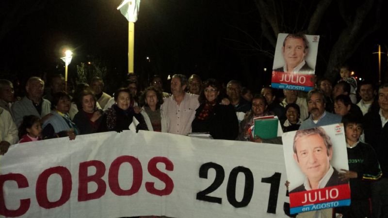 Solo 20 minutos pudo estar Cobos en Santa María