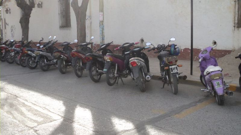 La mayoría de las motos que transitan no están patentadas