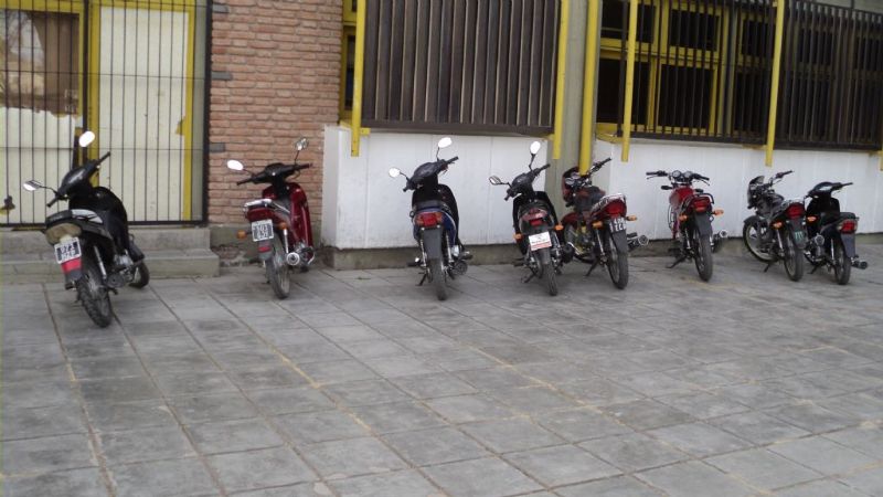 La mayoría de las motos que transitan no están patentadas