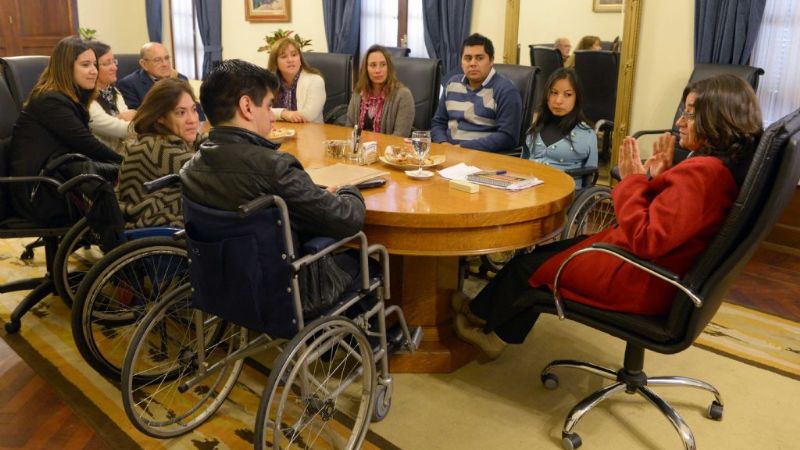 Lucía respaldó a los Jóvenes por la Inclusión
