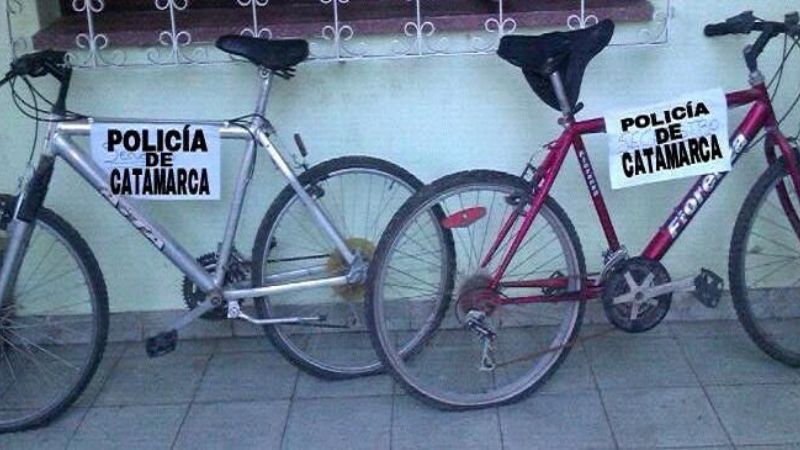 Recuperan bicicletas robadas en Fray M. Esquiú