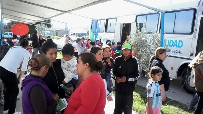 “Municipio en tu Barrio” brindó 535 prestaciones en B° Teresa de Calcuta