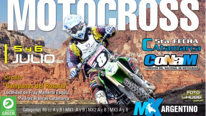 El Motocross Argentino vuelve a “sonar” en el “Campanas del Rosario