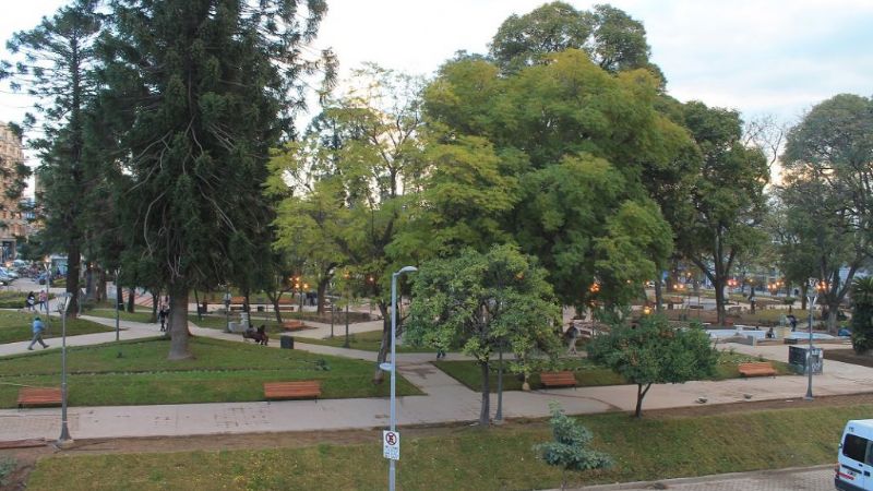 La Plaza 25 de Mayo se pone a punto