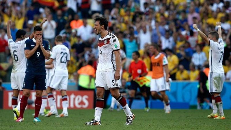 Alemania venció 1-0 a Francia y está en semifinales