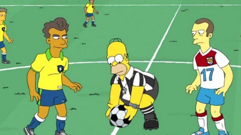 En Los Simpson, Alemania le ganó 2-0 Brasil por la final del Mundial