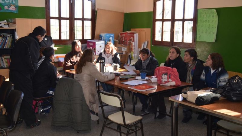 Capacitación docente en Escuela Municipal