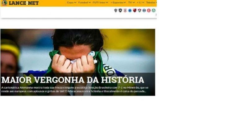 “La mayor vergüenza de la historia”, para la prensa brasileña