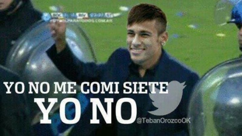 Los afiches con cargadas a Brasil no podían faltar