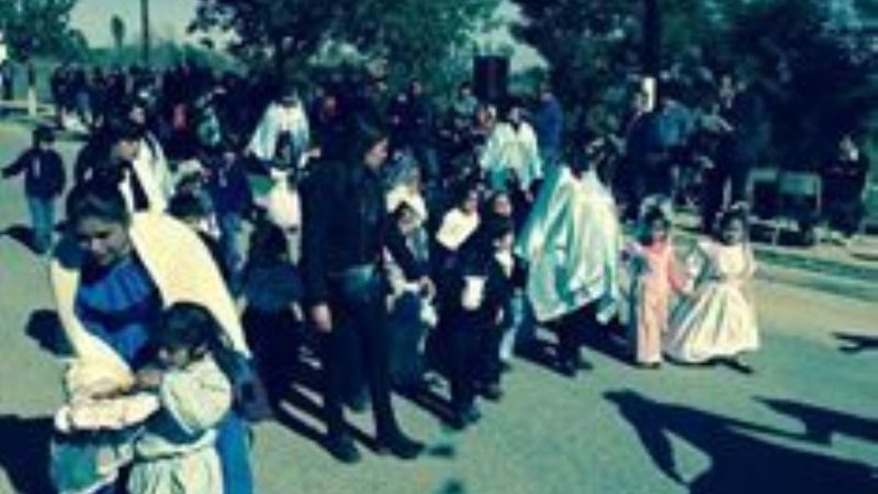 Mera acompañó al pueblo de Siján el Día de la Independencia