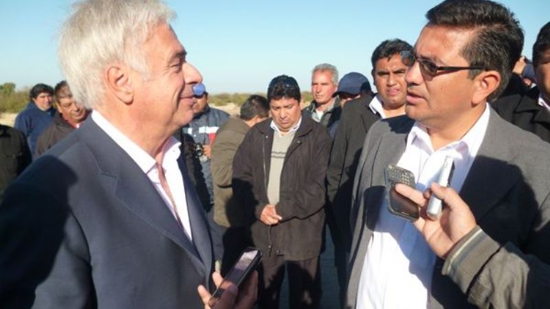 Páez agradeció a De La Sota por los aviones