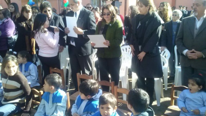 Lucía en los festejos por los 88 años de Casa Cuna