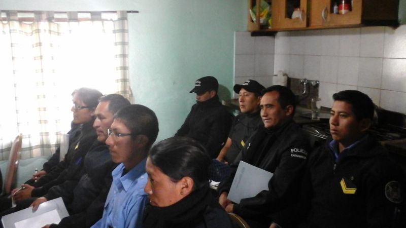 Capacitación a policías en Antofagasta de la Sierra