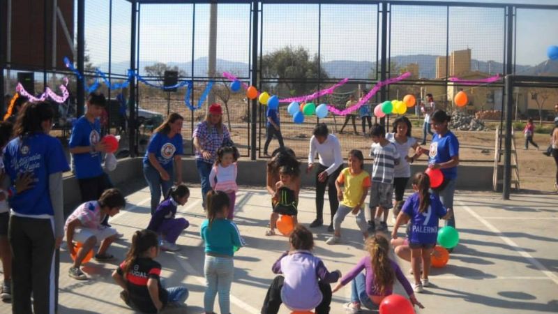 Festejo por el Día del Niño en el norte de la ciudad