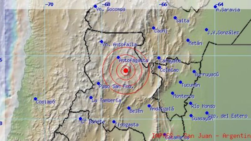 ¿Sintió los temblores?