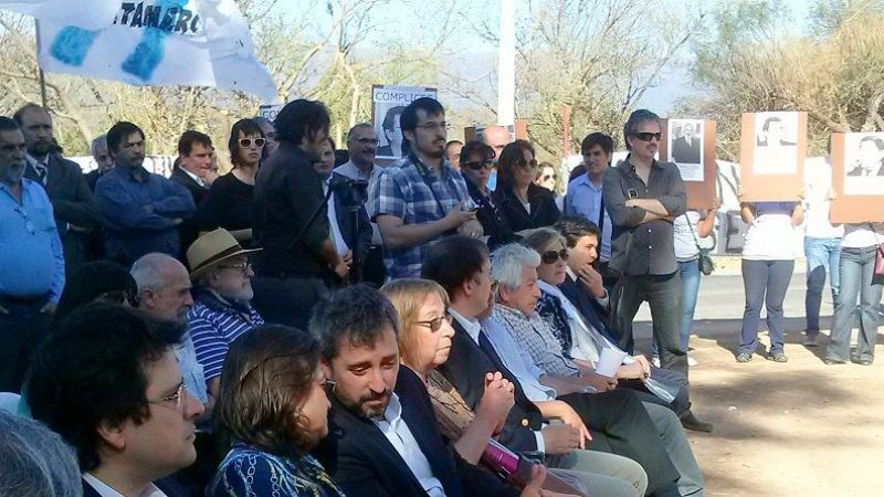 Señalaron el sitio de la Masacre de Capilla del Rosario