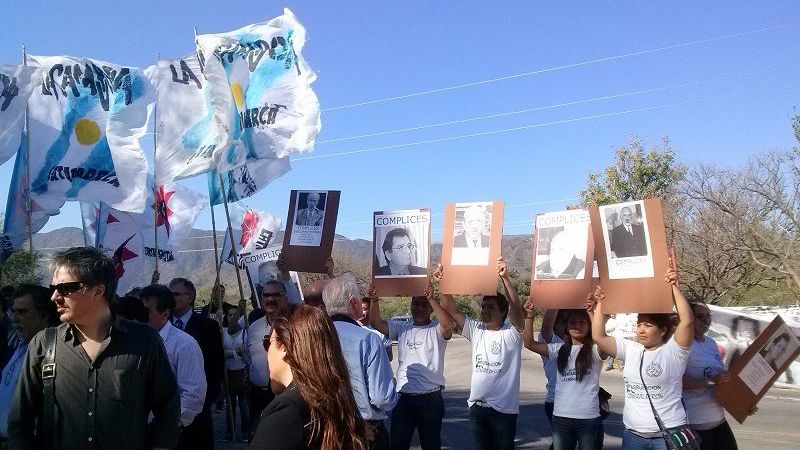 Señalaron el sitio de la Masacre de Capilla del Rosario