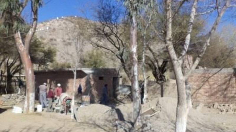 Trabajos en el camping de Fuerte Quemado