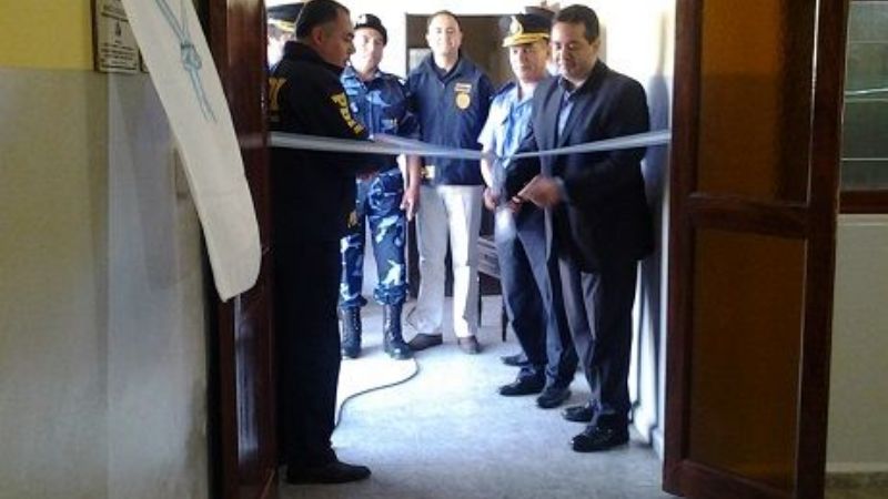 Inauguraron un gimnasio en la División Infantería