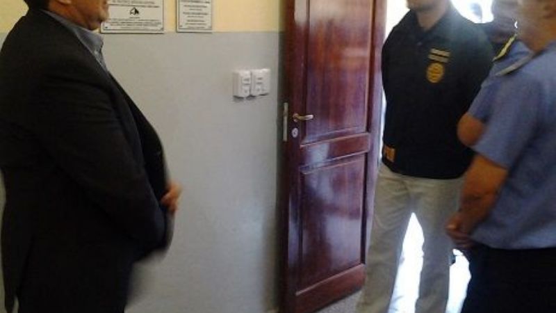 Inauguraron un gimnasio en la División Infantería