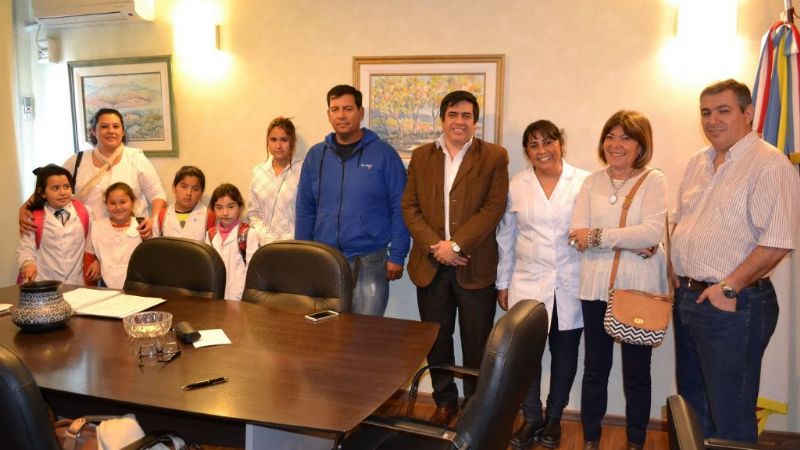 Visita de alumnos de La Paz a la Legislatura