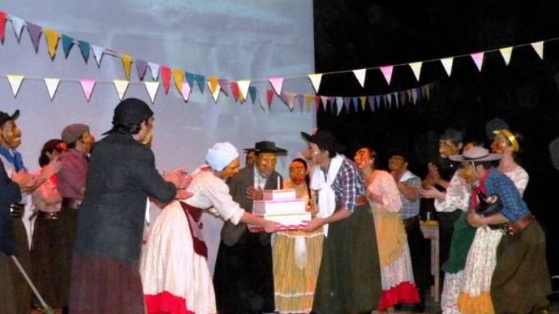 Festejaron el día del Folklore