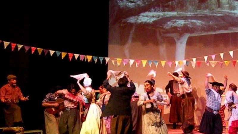 Festejaron el día del Folklore