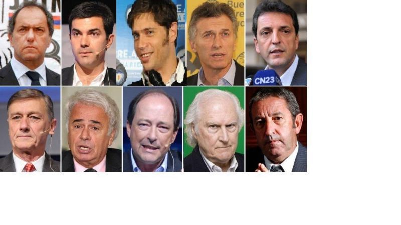 Los rostros de los presidenciables