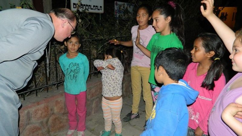 Amanao celebró la fe junto al Obispo