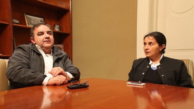 Jalil se reunió con Jimena Herrera