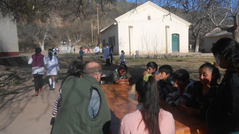 El Obispo visitó las comunidades de Huachaschi y El Potrero