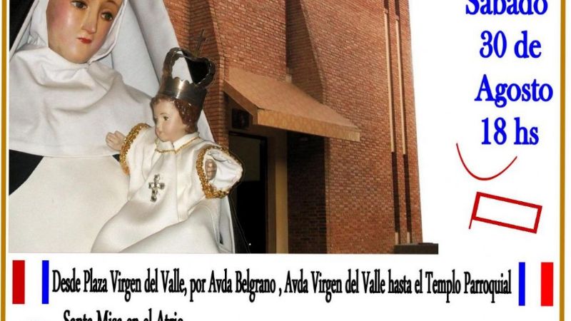 Procesión en honor a Santa Rosa de Lima