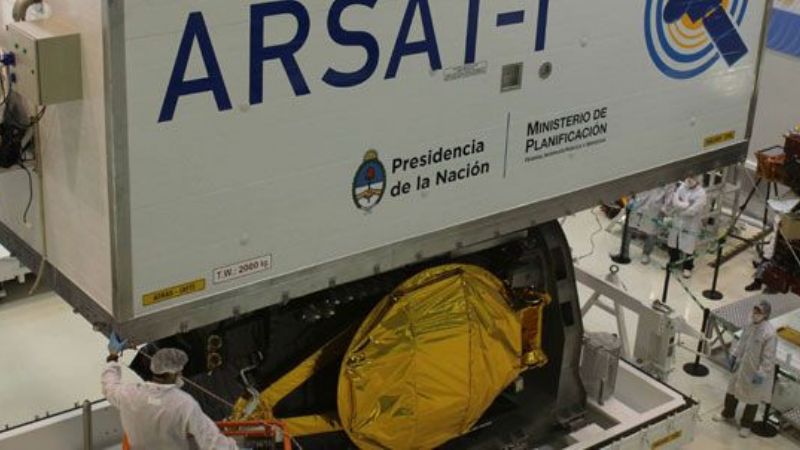 El satélite argentino ARSAT-1 será trasladado a Guayana Francesa