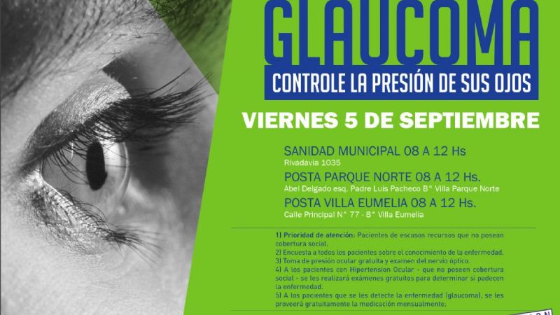 Campaña de prevención contra el glaucoma