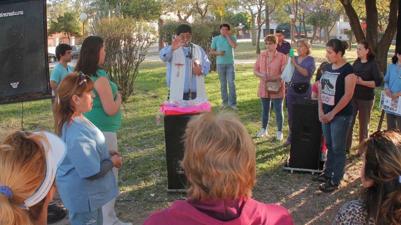 Los vecinos disfrutaron de un nuevo Patio Matero en Villa Cubas