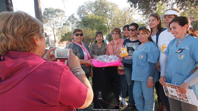 Los vecinos disfrutaron de un nuevo Patio Matero en Villa Cubas