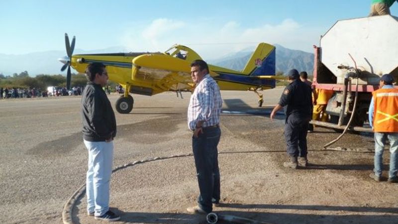 En las últimas horas, se complicó el incendio en Andalgalá