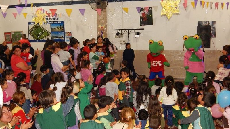 Emotivo festejo de los Centros de Desarrollo Infantil por el Día del Niño