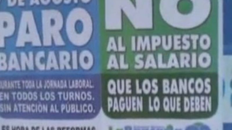 Acatamiento al paro bancario fue total