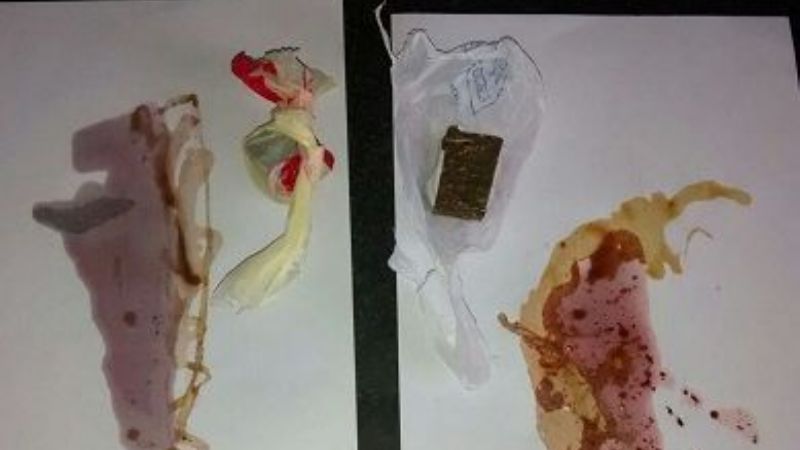 Incautan casi un kilo de marihuana