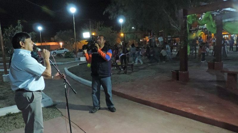 Vecinos santamarianos inauguraron la plaza barrial