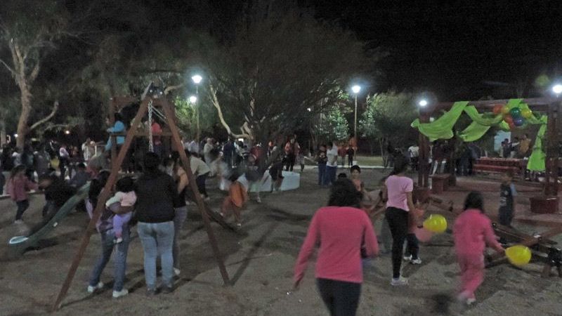 Vecinos santamarianos inauguraron la plaza barrial