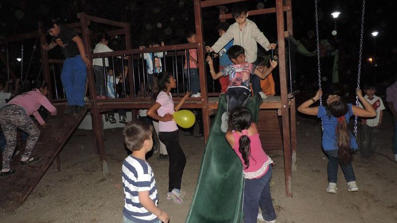 Vecinos santamarianos inauguraron la plaza barrial