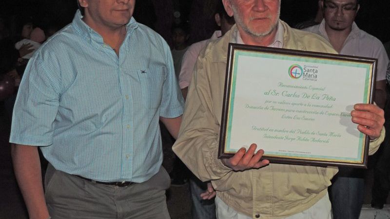 Vecinos santamarianos inauguraron la plaza barrial