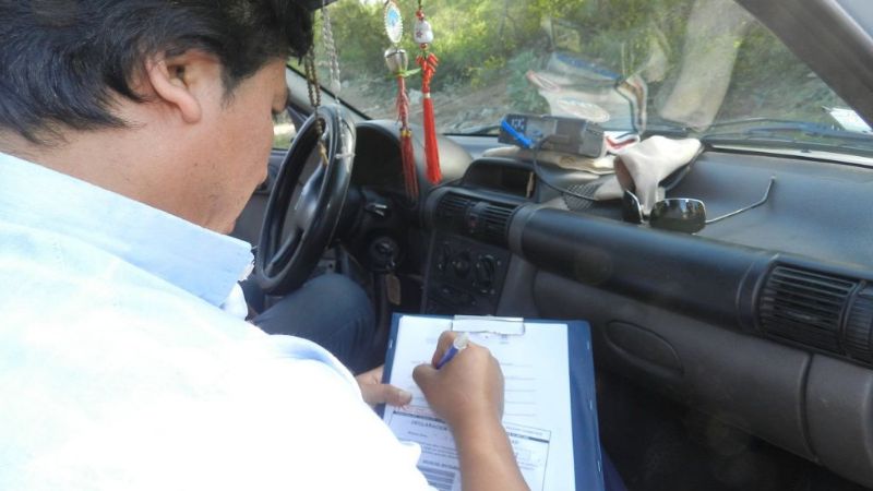 Control de tiqueteras a taxis y remises de la Capital