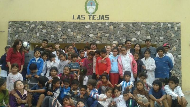 Visitaron a los alumnos de Las Tejas
