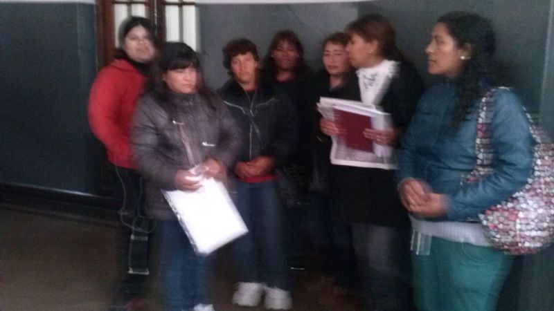 Ordenanzas de Belén llegaron a la Capital para reclamar estabilidad